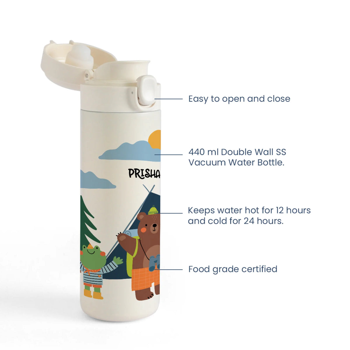 Personalised Into The Wild Water Bottle for Kids - image 4