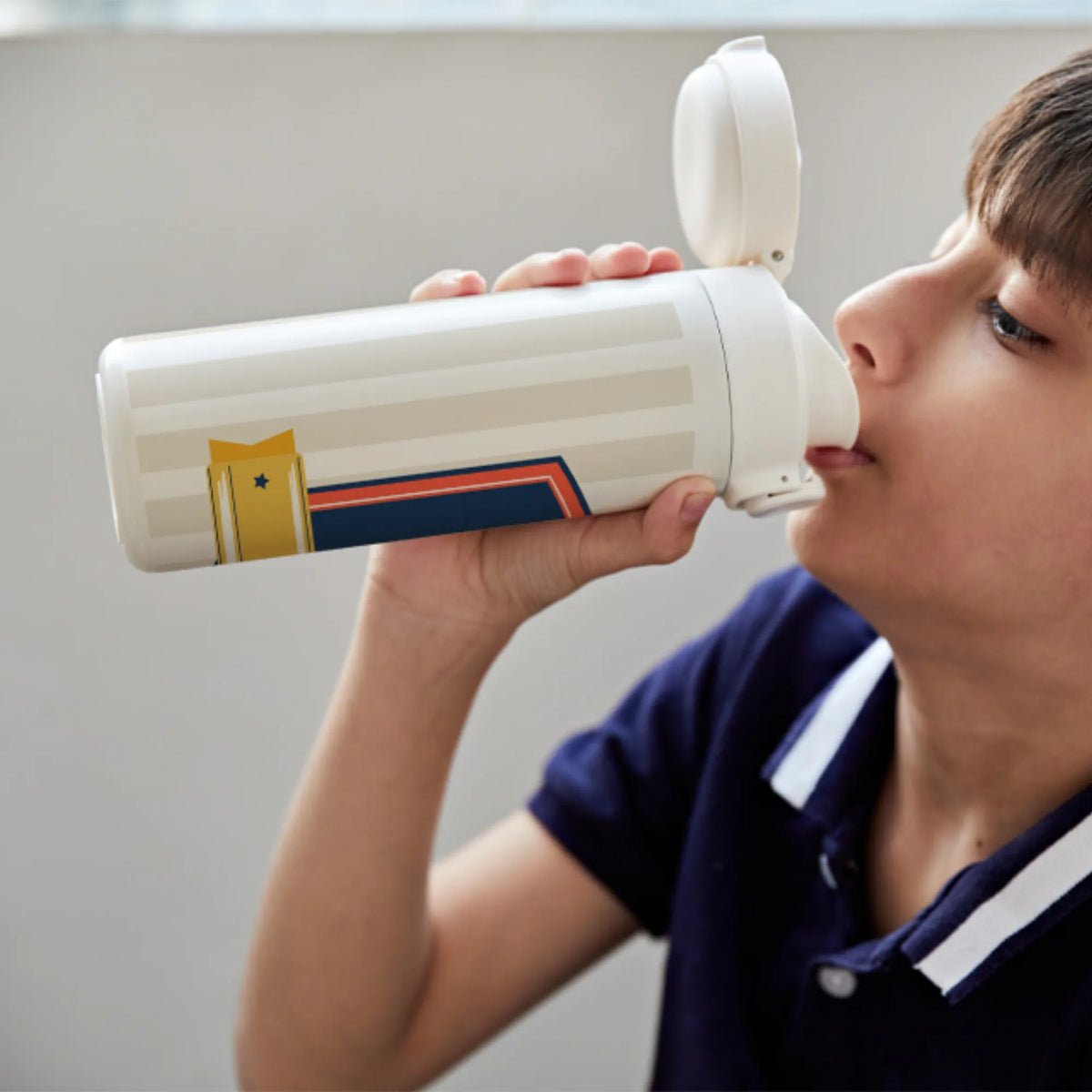 Personalised Jersey Number Water Bottle for Kids - image 2