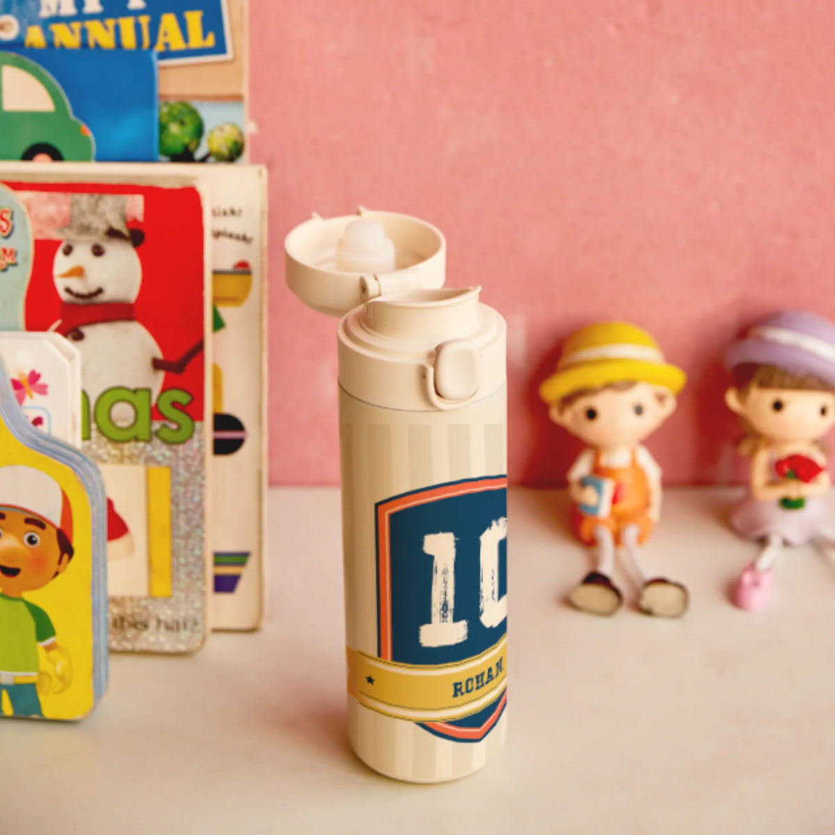 Personalised Jersey Number Water Bottle for Kids - image 3