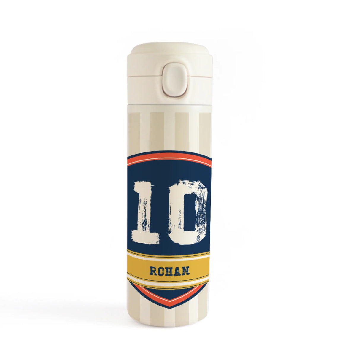 Personalised Jersey Number Water Bottle for Kids - image 1