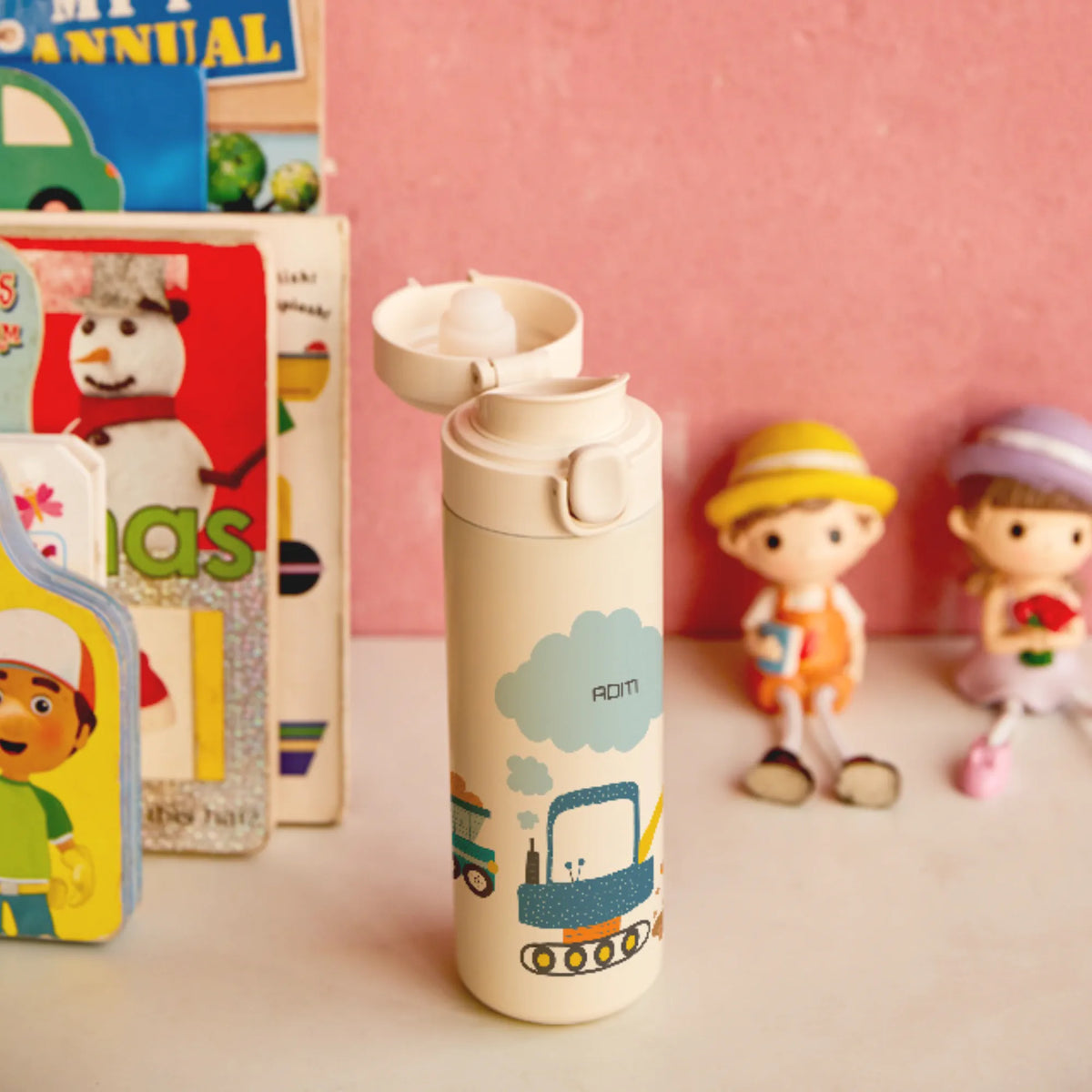 Personalised Let's Build Water Bottle for Kids - image 3