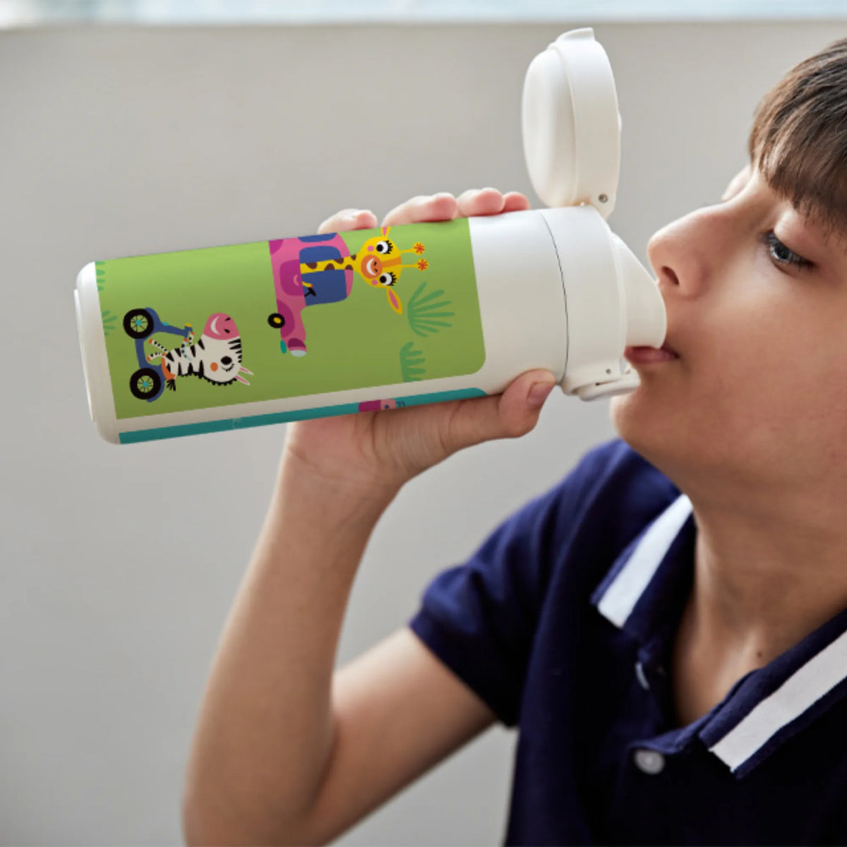 Personalised Let's Travel Water Bottle for Kids - image 2