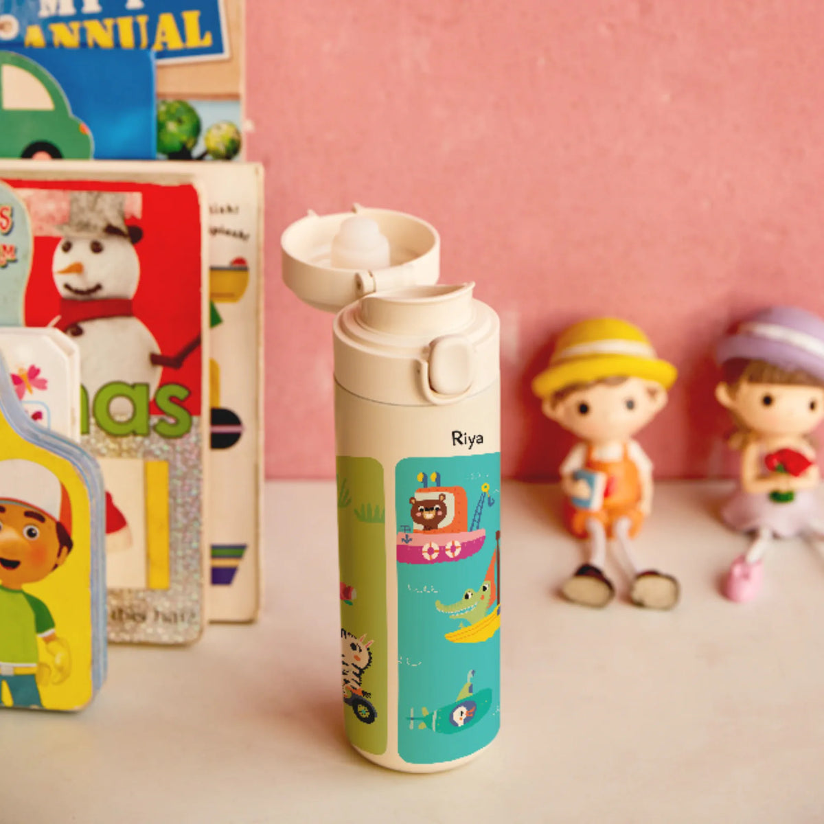 Personalised Let's Travel Water Bottle for Kids - image 3