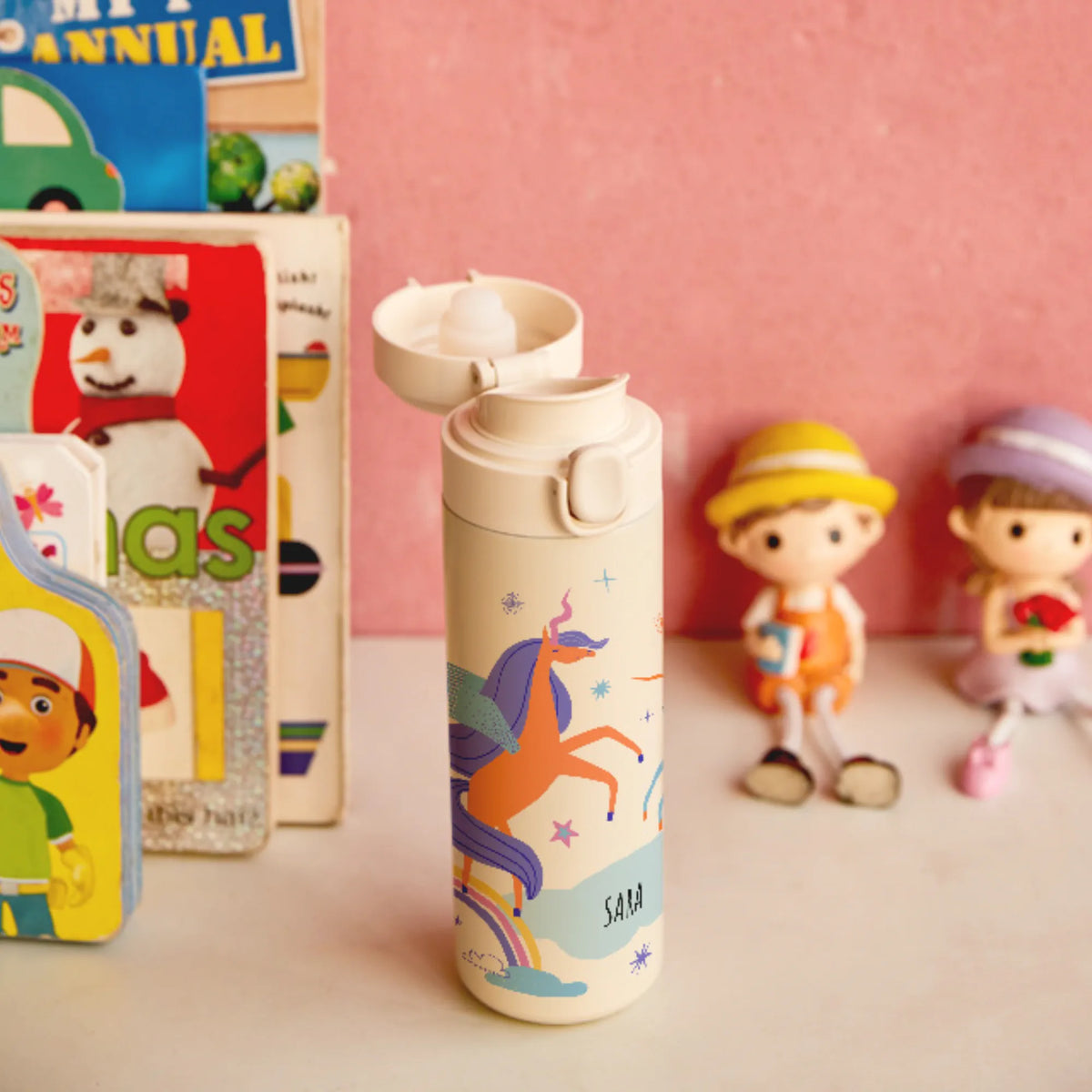 Personalised Magical Unicorn Water Bottle for Kids - image 3