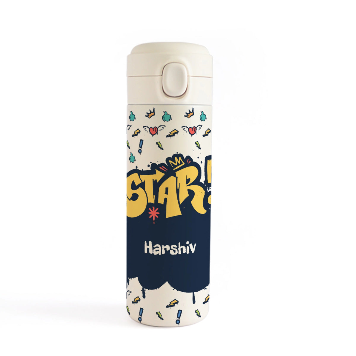 Personalised Rising Stars Water Bottle for Kids - image 1