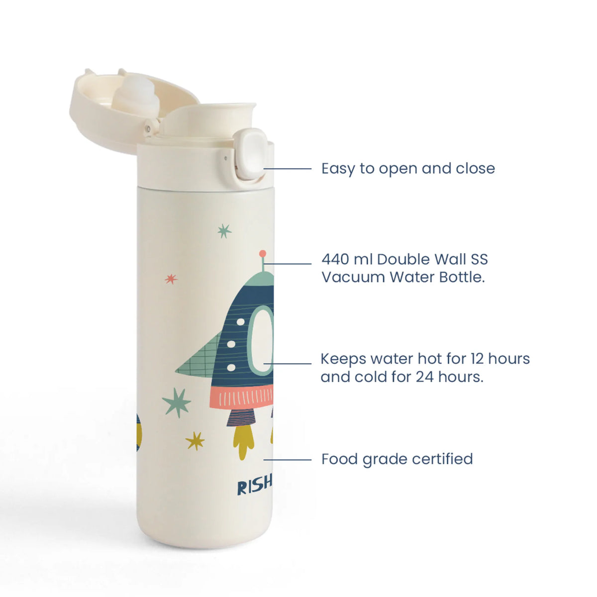Personalised Space Explorer Water Bottle for Kids - image 4