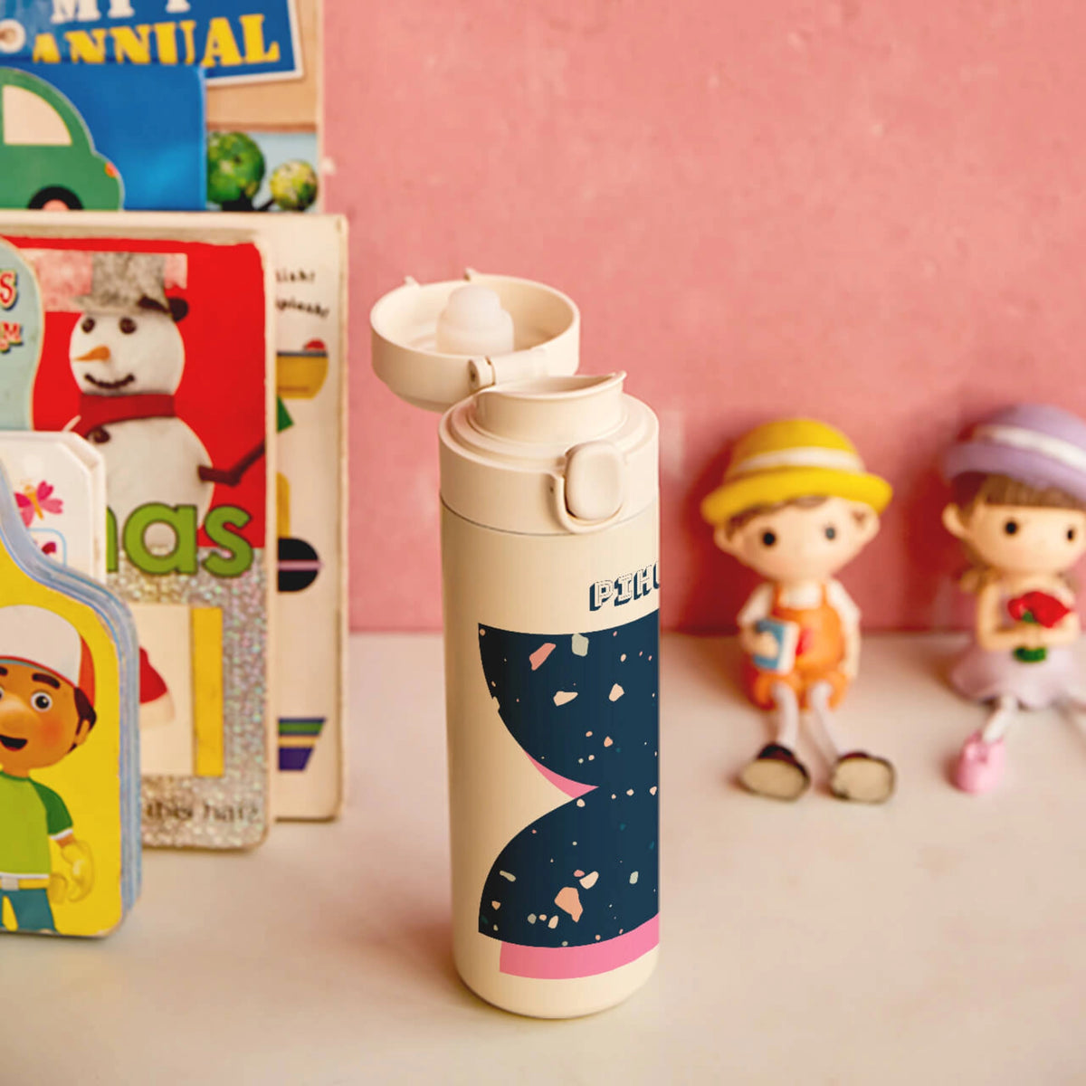 Personalised Terrazzo Pop Water Bottle for Kids - image 3