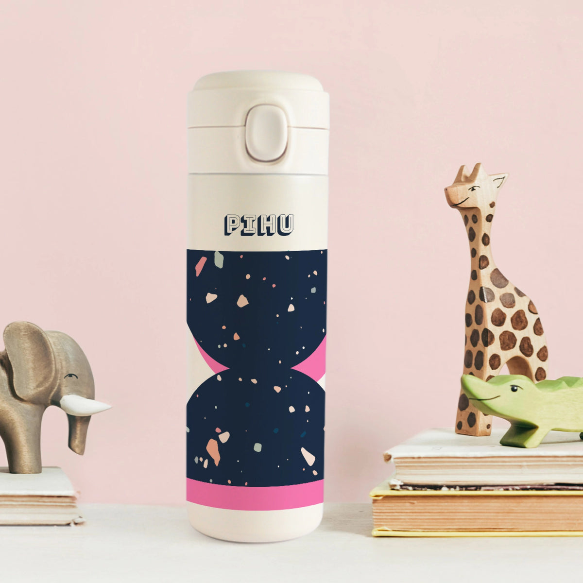 Personalised Terrazzo Pop Water Bottle for Kids - image 5