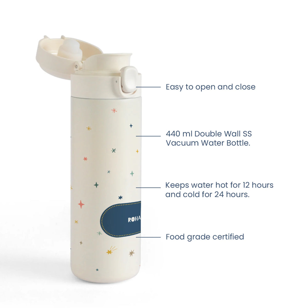 Personalised Twinkling Stars Water Bottle for Kids - image 4