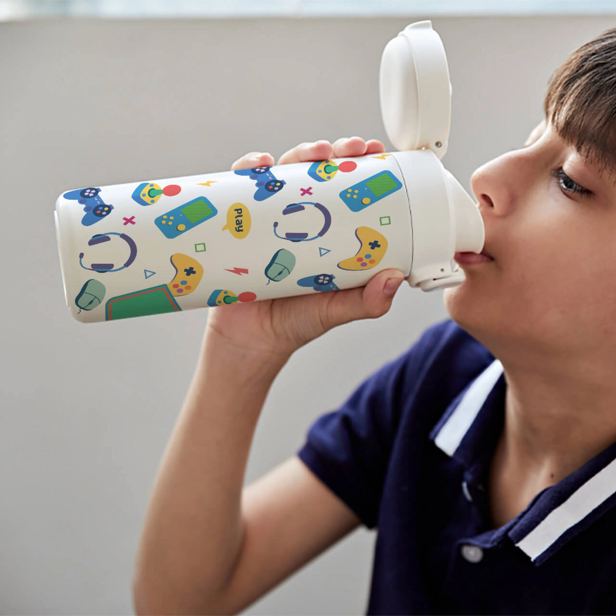 Personalised Video Game Water Bottle for Kids - image 2