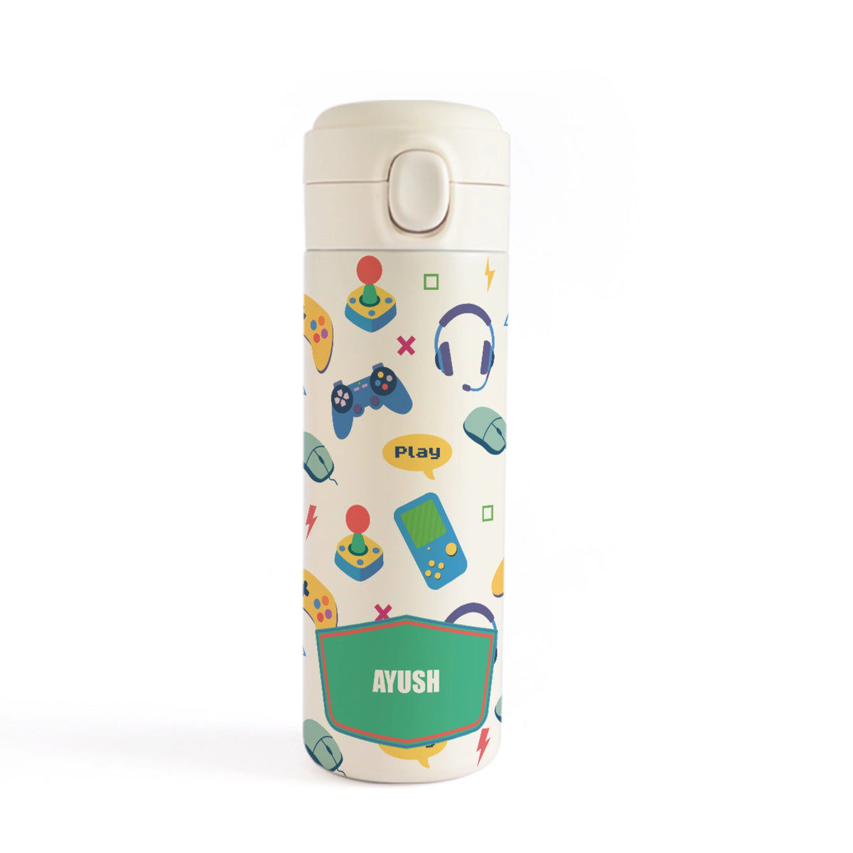 Personalised Video Game Water Bottle for Kids - image 1