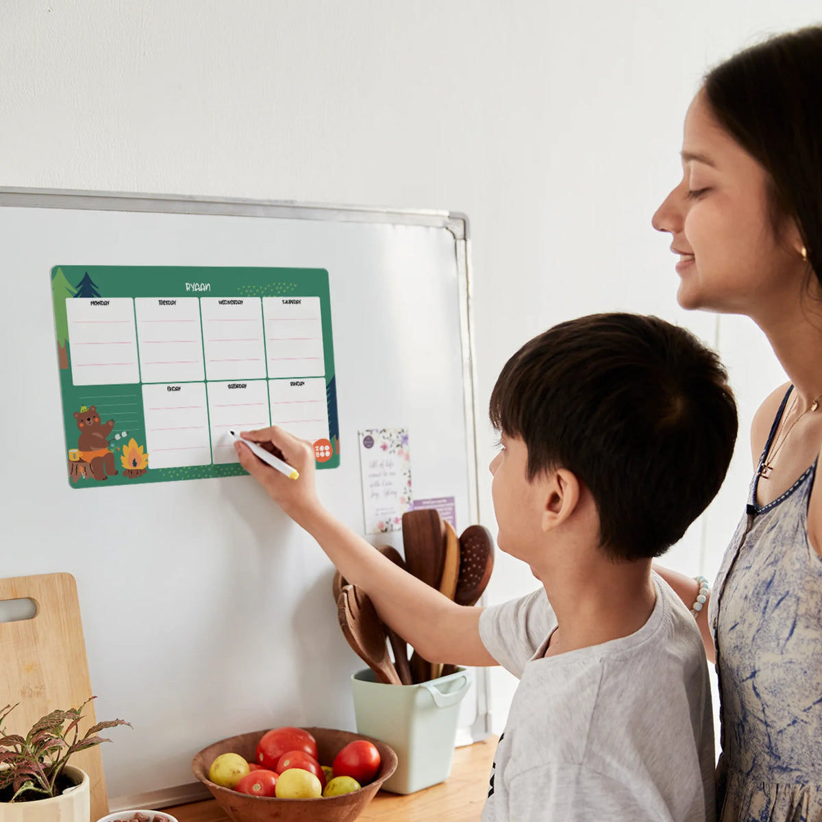 Personalised Into The Wild Weekly Planner for Kids - image 2