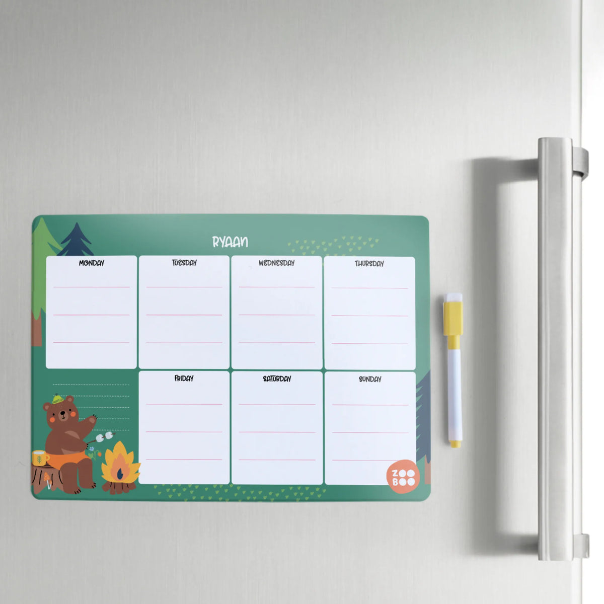 Personalised Into The Wild Weekly Planner for Kids - image 4