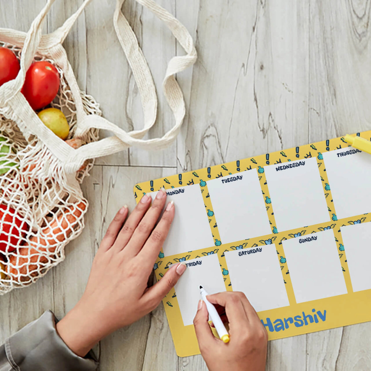 Personalised Rising Stars Weekly Planner for Kids - image 3