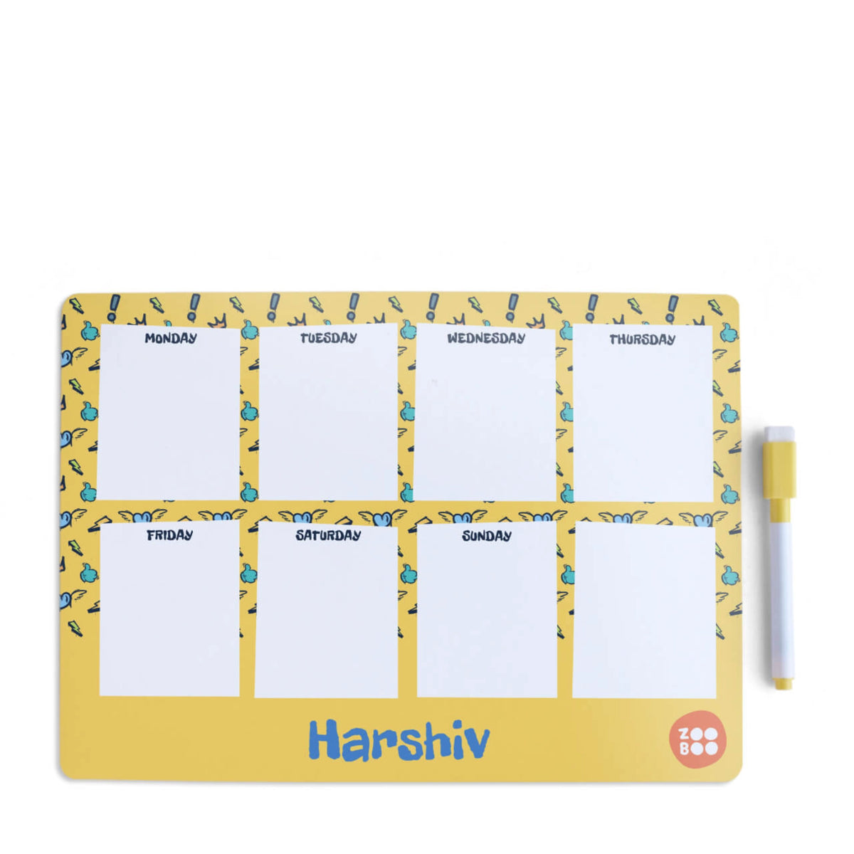 Personalised Rising Stars Weekly Planner for Kids - image 1