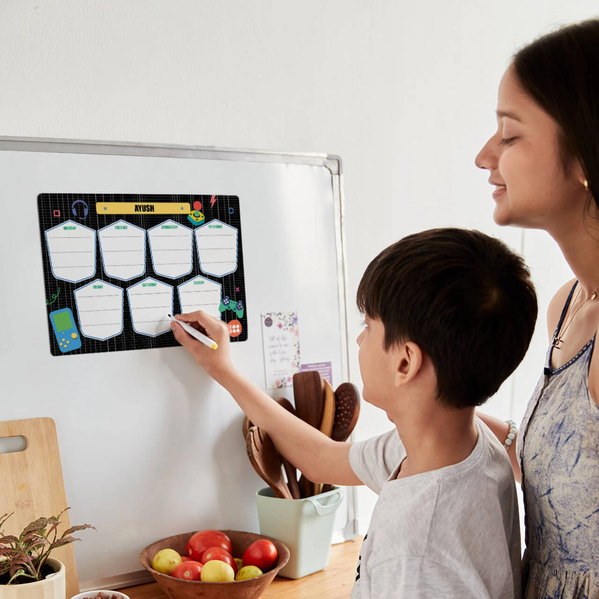 Personalised Video Game Weekly Planner for Kids - image 2