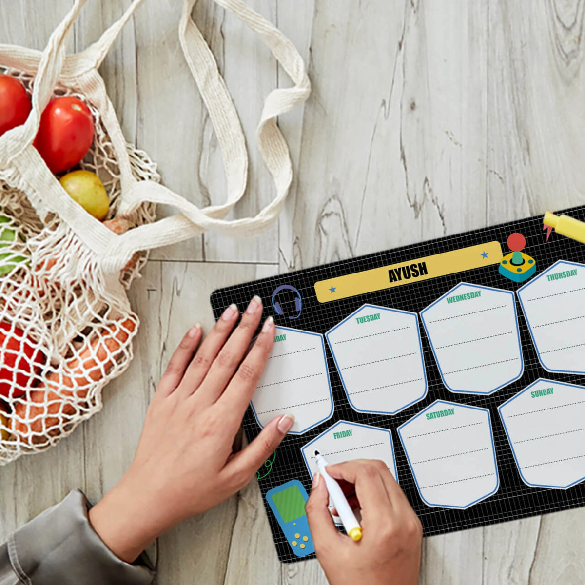 Personalised Video Game Weekly Planner for Kids - image 3