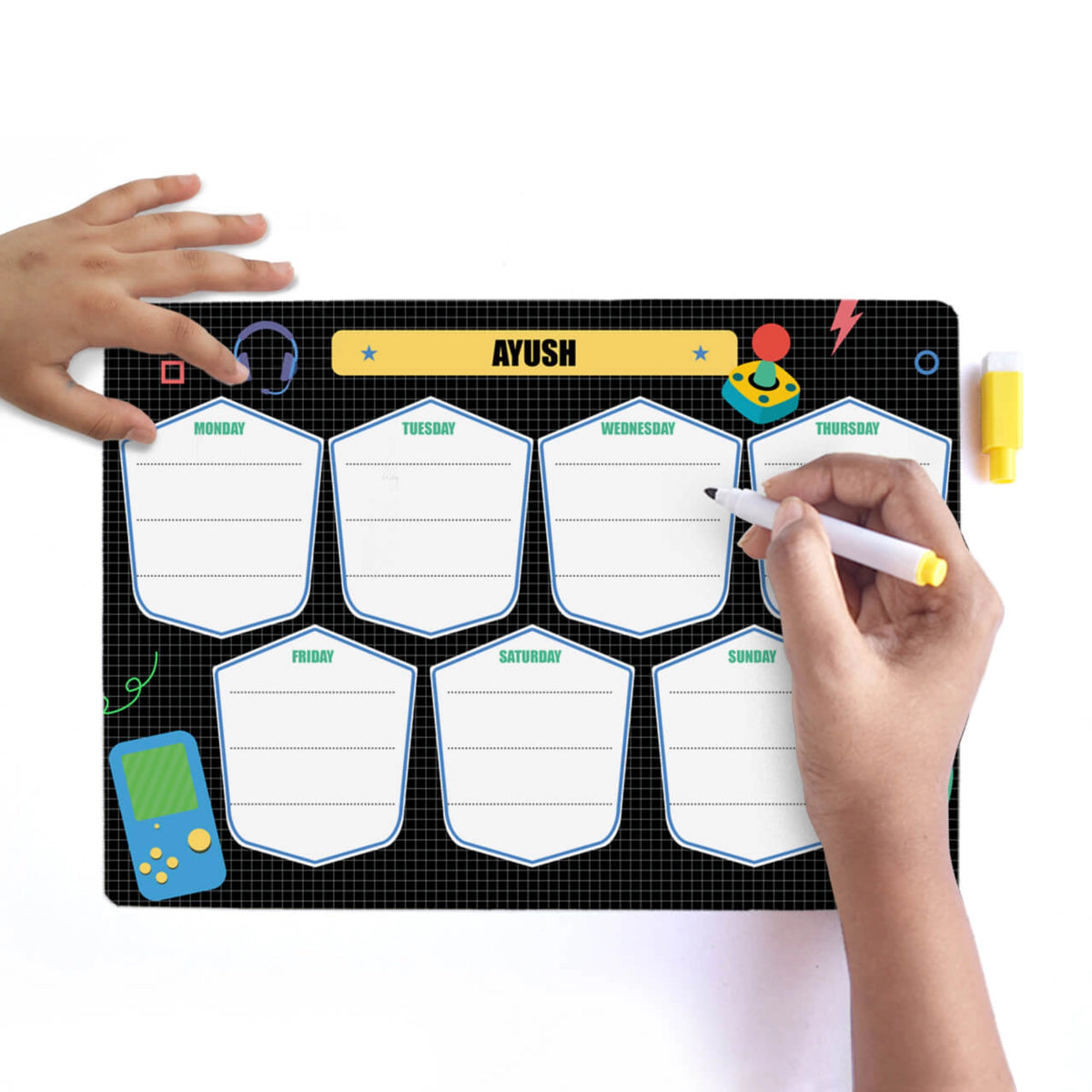 Personalised Video Game Weekly Planner for Kids - image 5