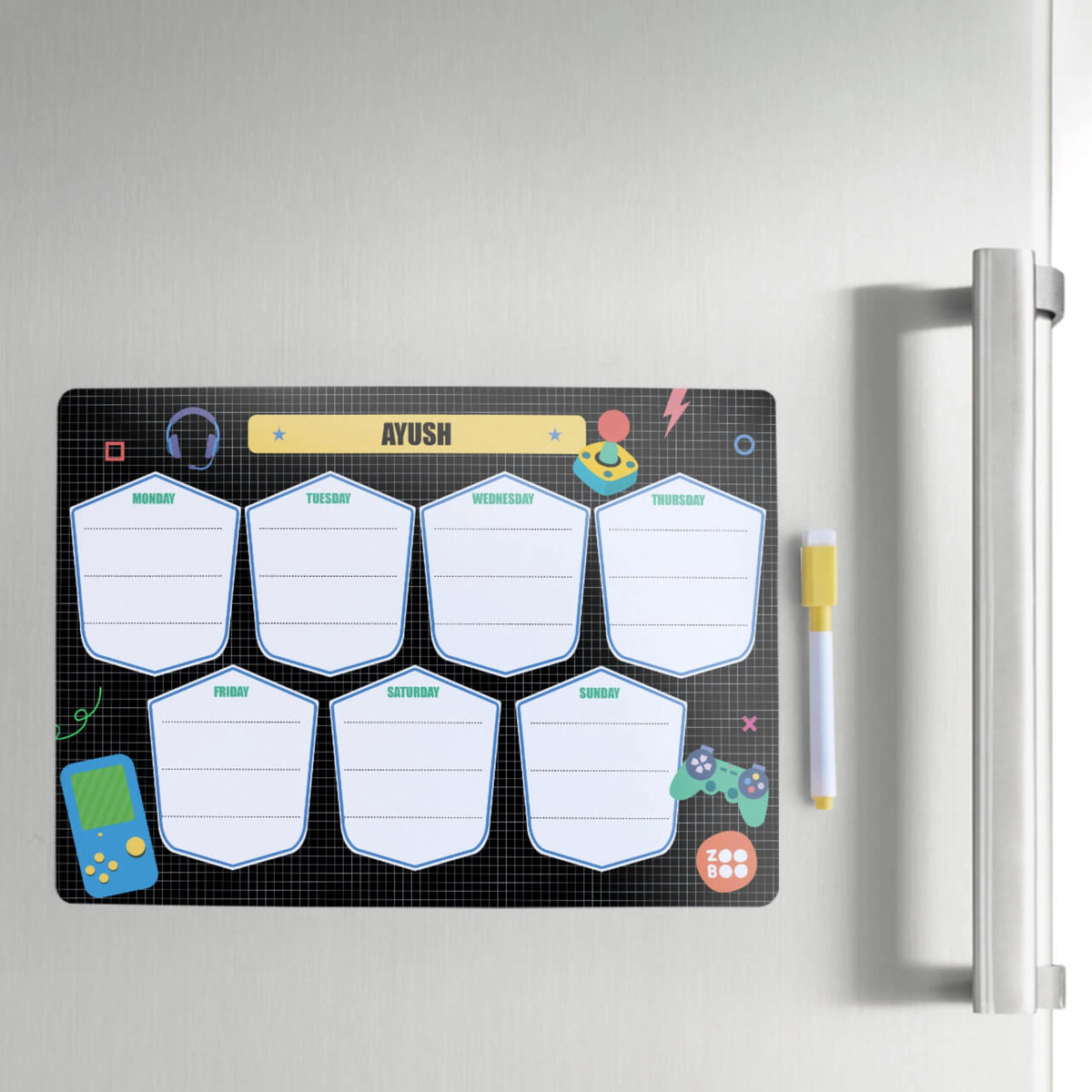 Personalised Video Game Weekly Planner for Kids - image 6