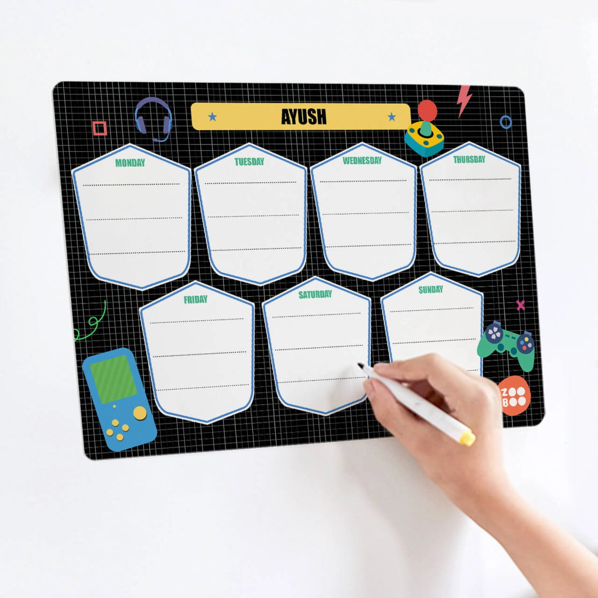 Personalised Video Game Weekly Planner for Kids - image 7