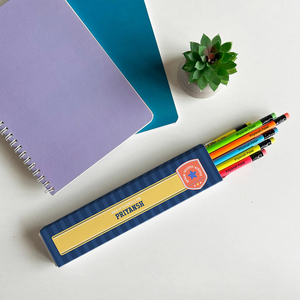 Personalised Jersey Number Doms Personalized Pencils with Names - image 2