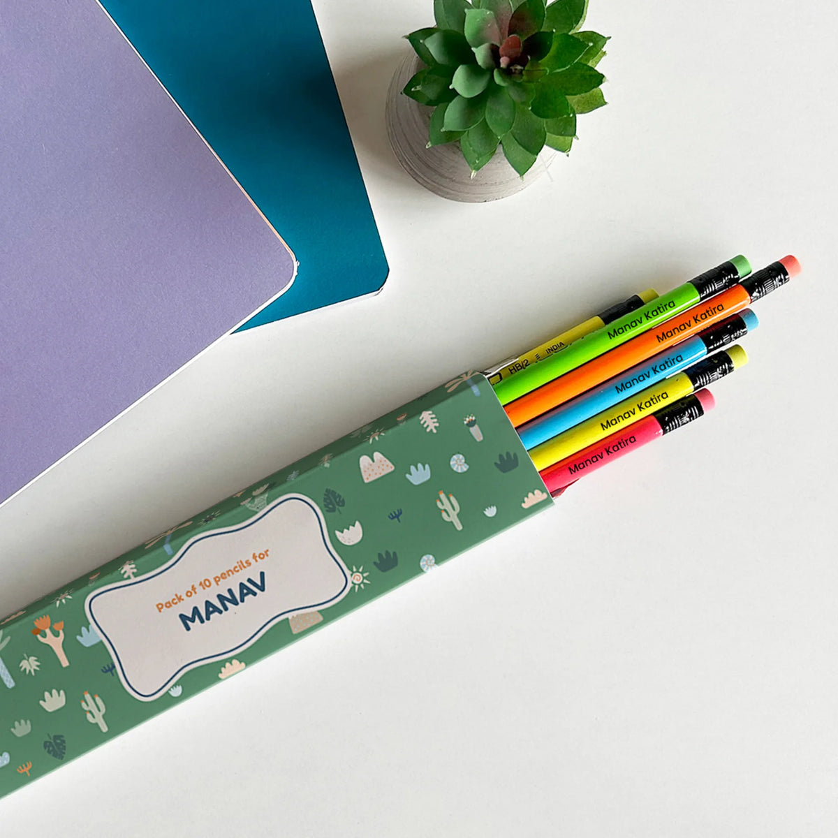 Personalised Nature & I Doms Personalized Pencils with Names - image 2