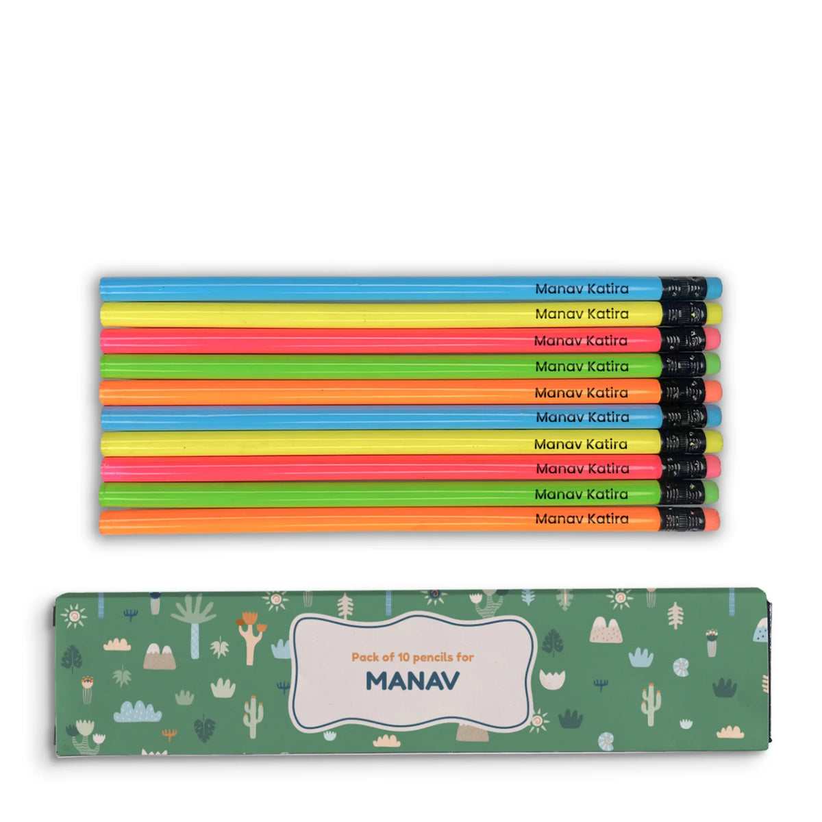 Personalised Nature & I Doms Personalized Pencils with Names - image 1