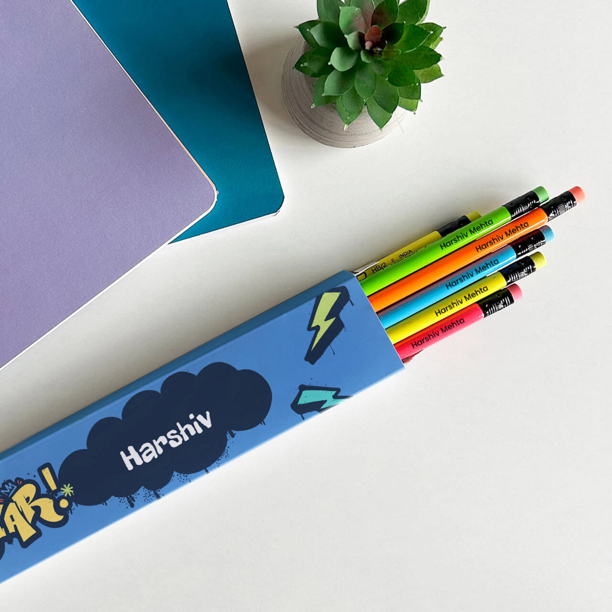 Personalised Rising Stars Doms Personalized Pencils with Names - image 2