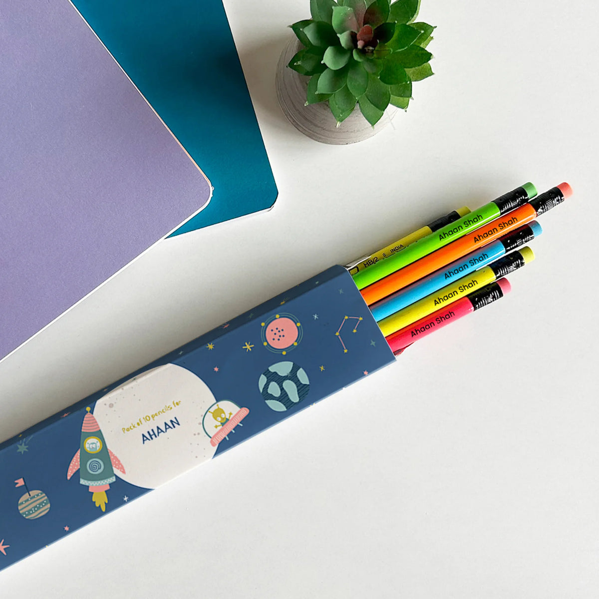 Personalised Space Explorer Doms Personalized Pencils with Names - image 2