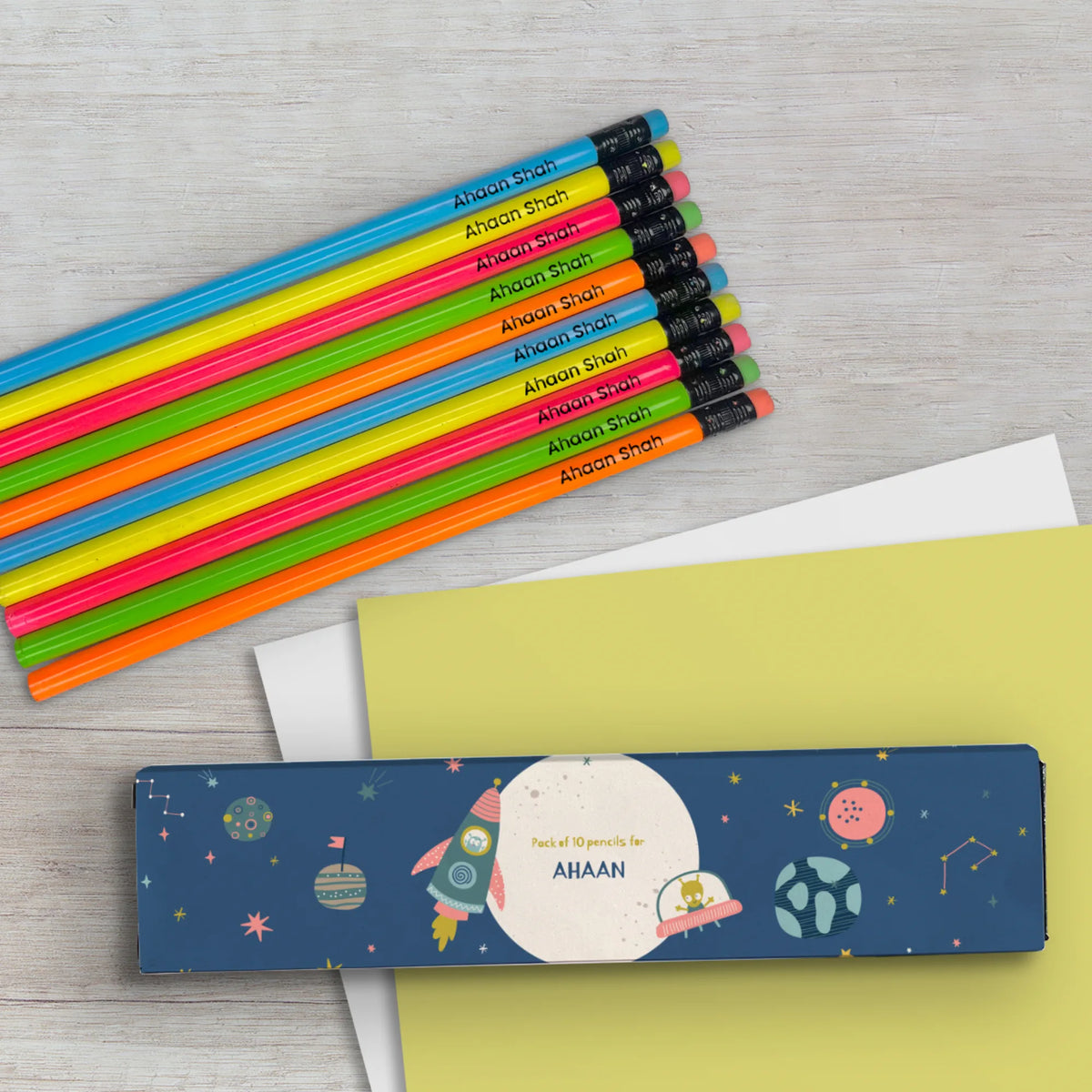 Personalised Space Explorer Doms Personalized Pencils with Names - image 4