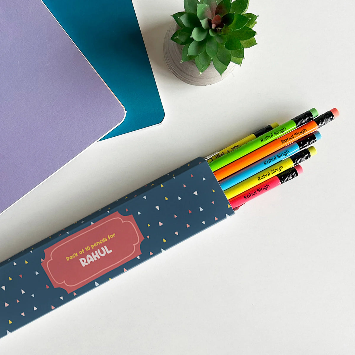 Personalised Triangle Tango Doms Personalized Pencils with Names - image 2
