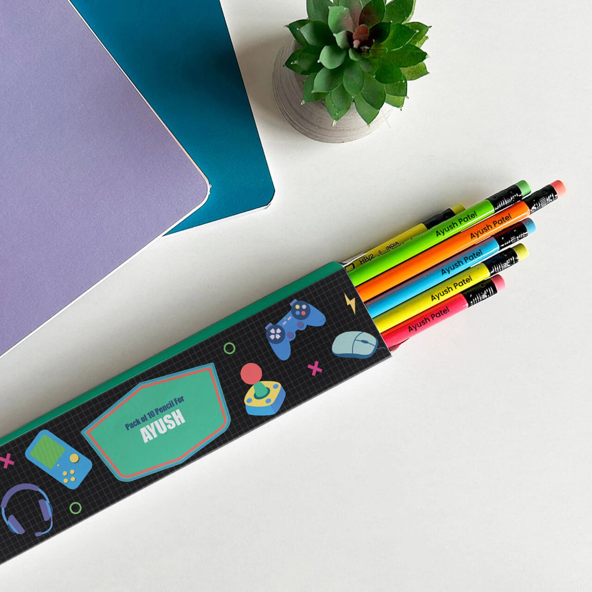 Personalised Video Game Doms Personalized Pencils with Names - image 2