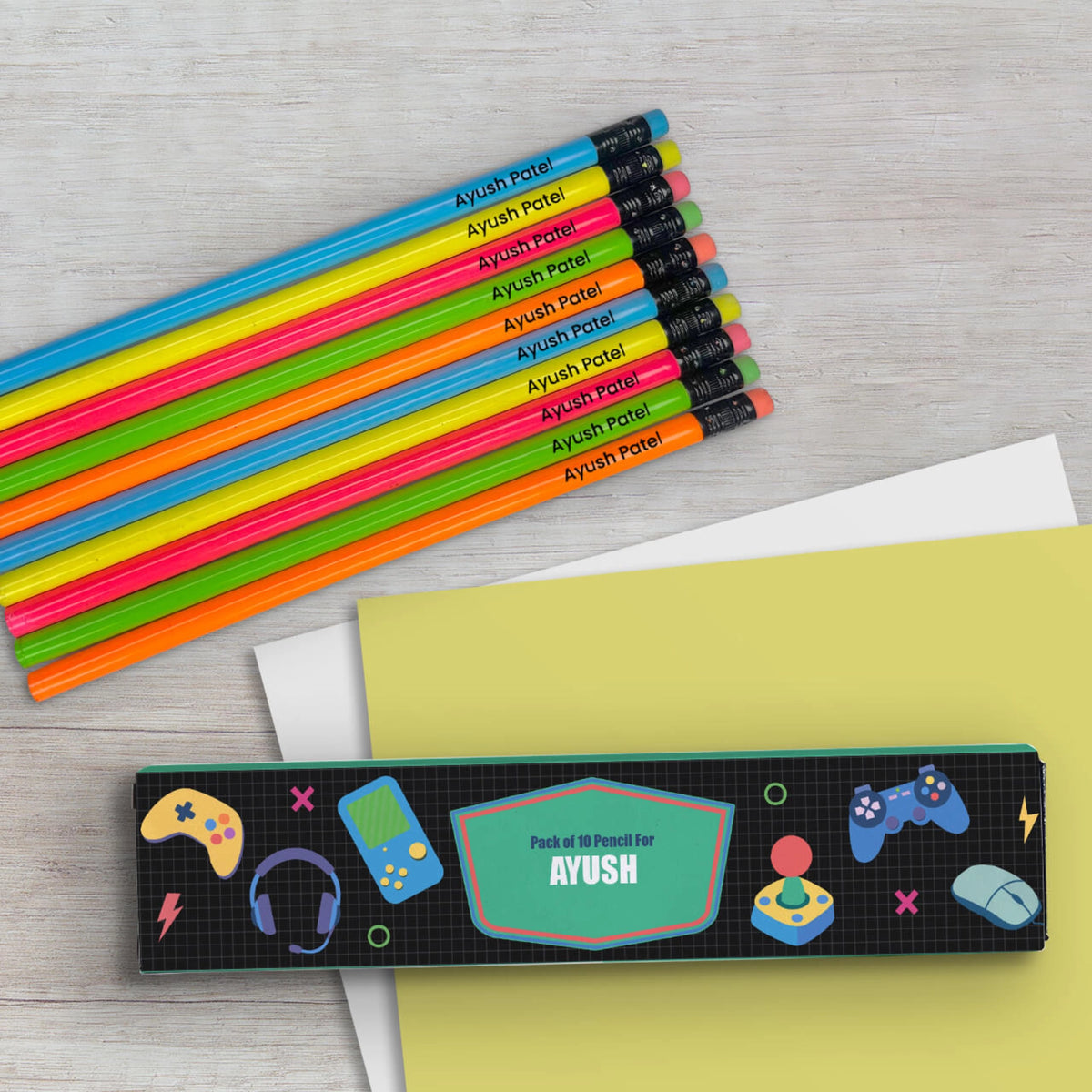 Personalised Video Game Doms Personalized Pencils with Names - image 4