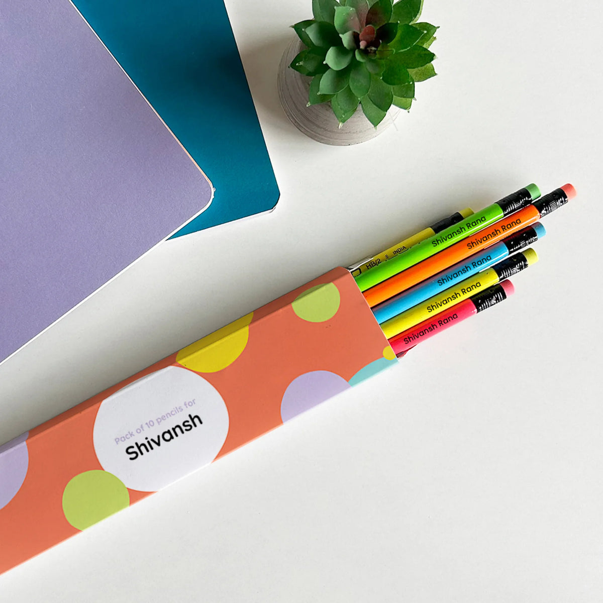 Personalised Zooboo Kids Doms Personalized Pencils with Names - image 2