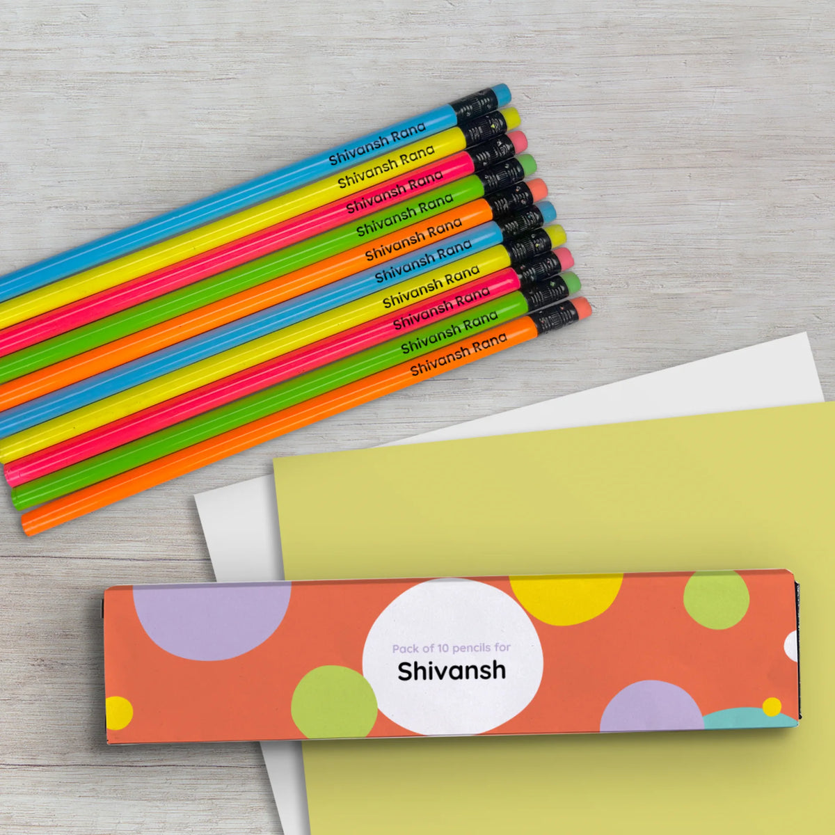 Personalised Zooboo Kids Doms Personalized Pencils with Names - image 4