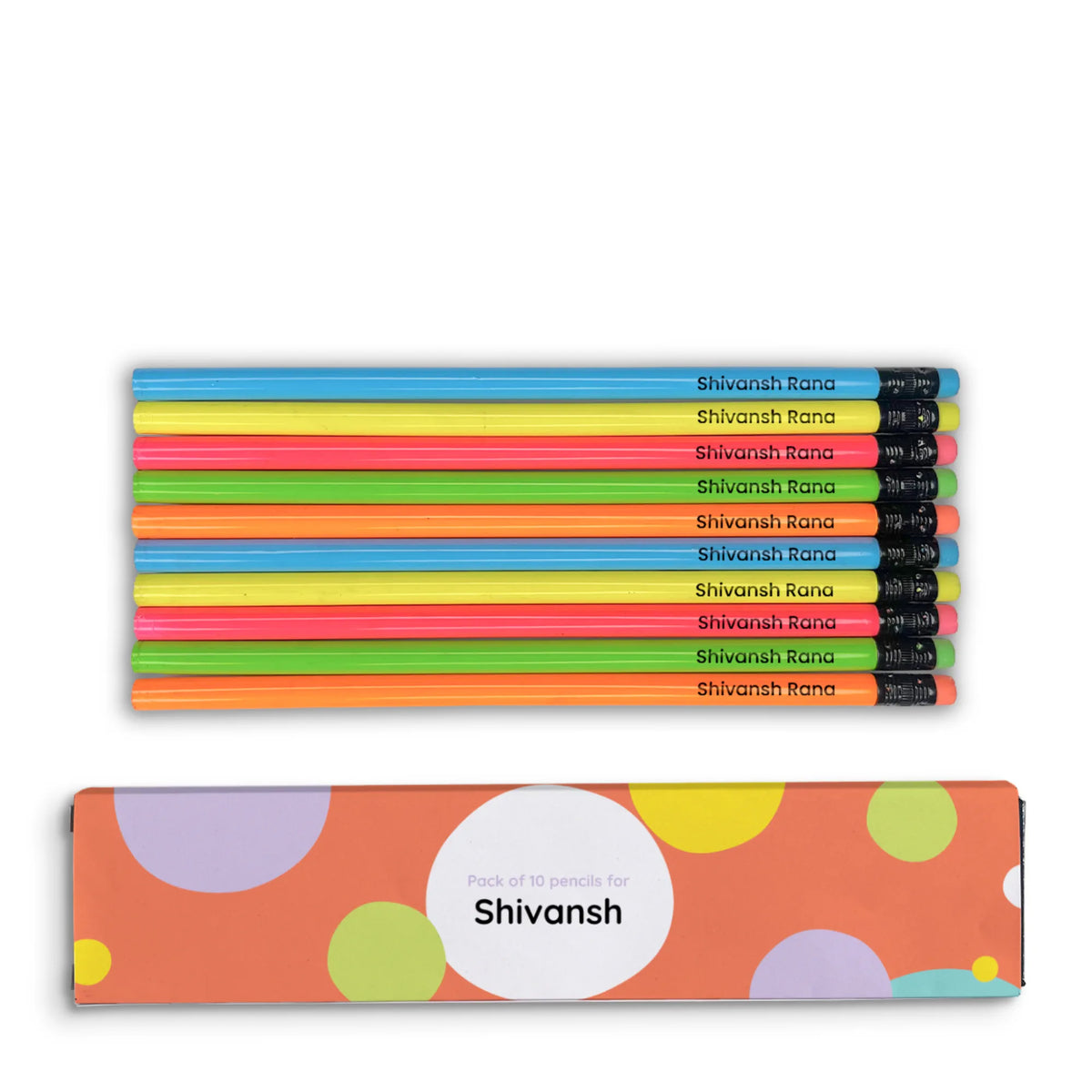 Personalised Zooboo Kids Doms Personalized Pencils with Names - image 1