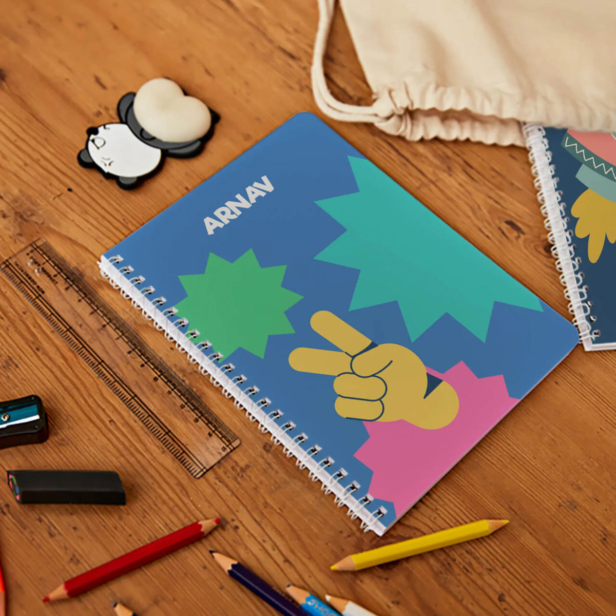 Personalised Emoji Moves Spiral Notebook for Kids - image 2