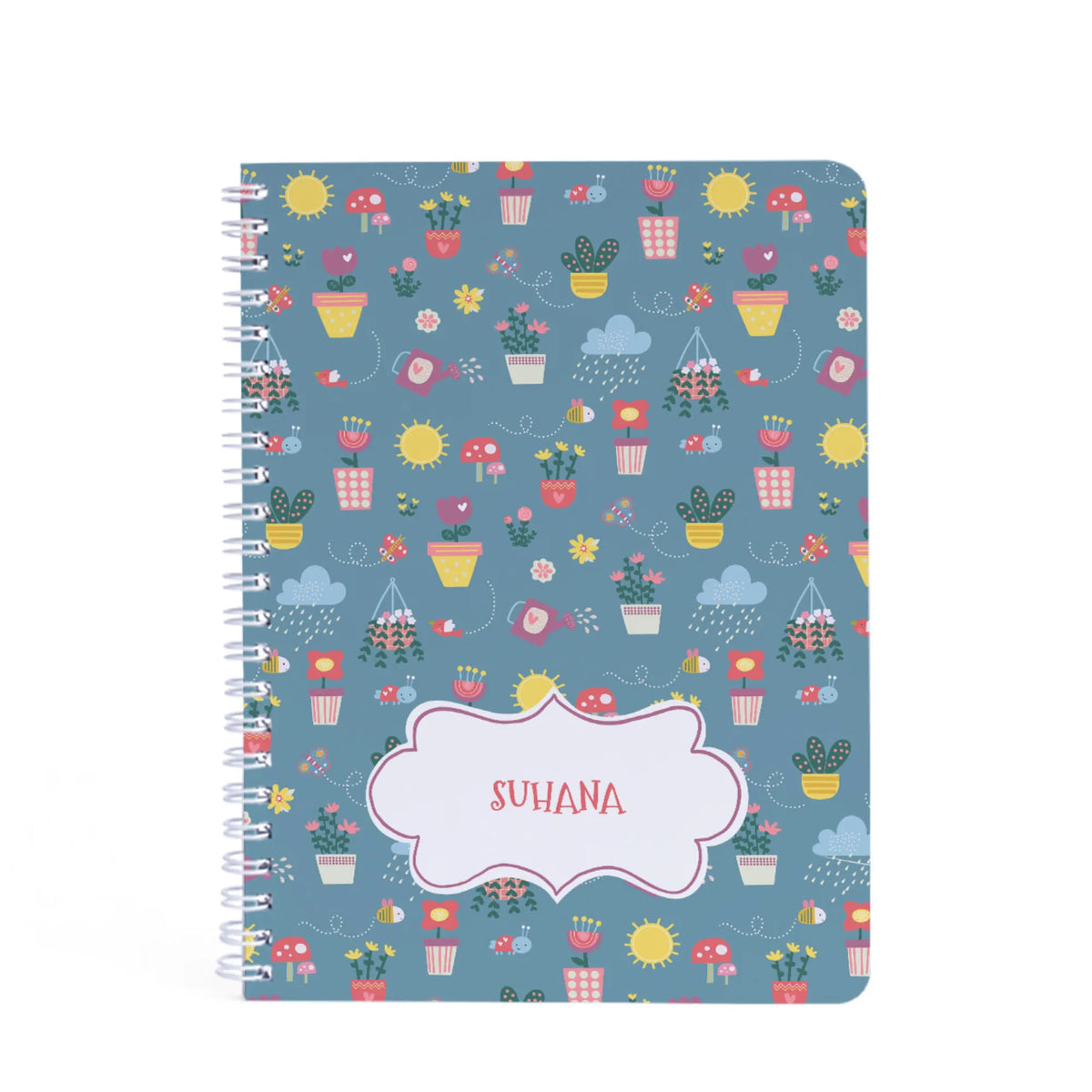 Personalised Enchanted Garden Spiral Notebook for Kids - image 1