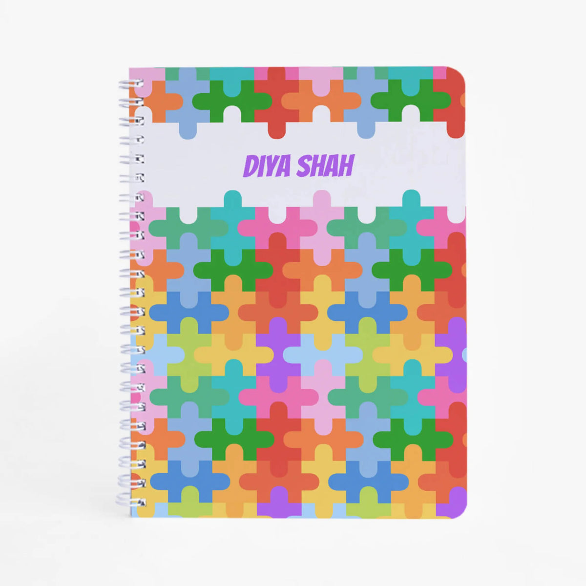 Personalised Puzzle Pop Spiral Notebook for Kids - image 1
