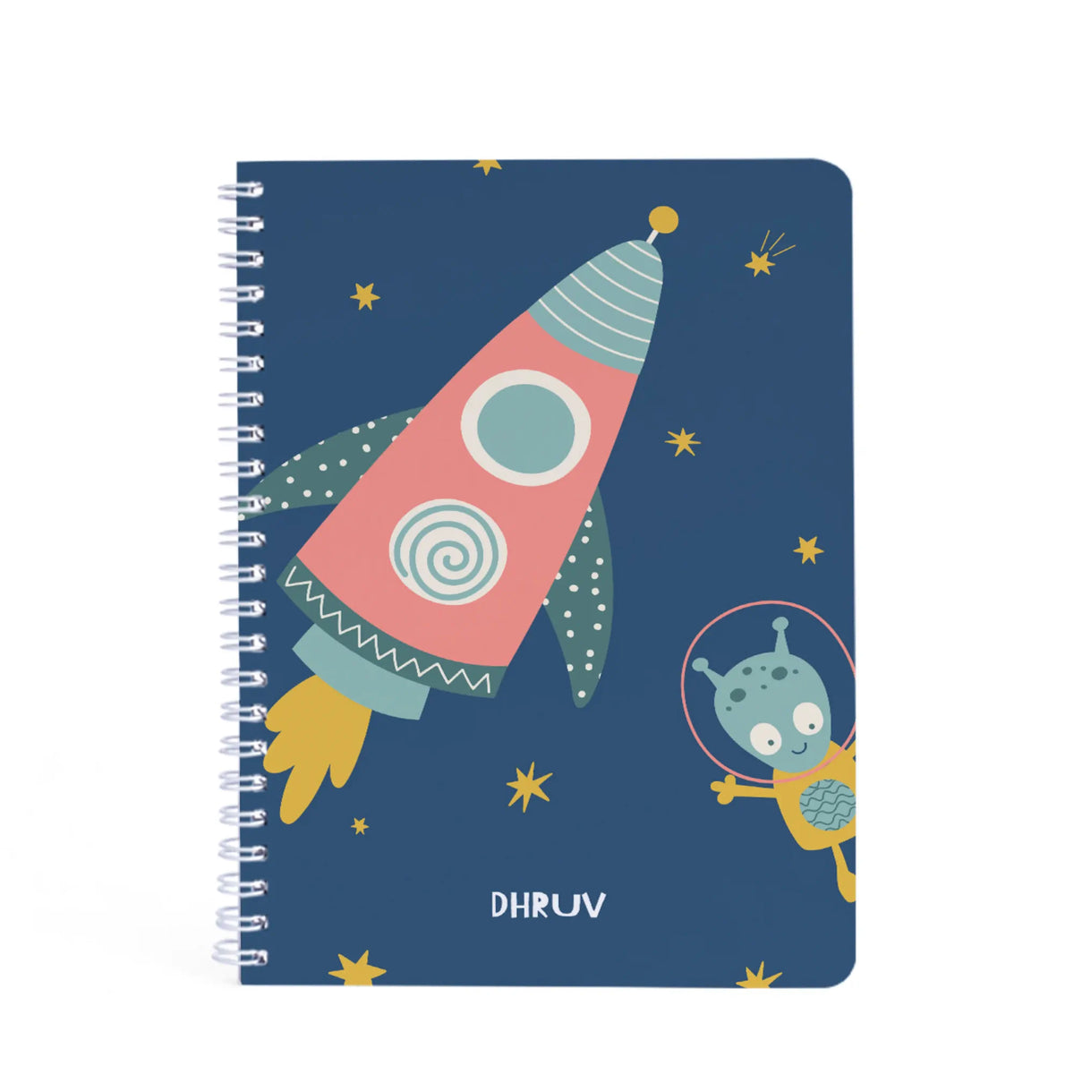 Personalised Space Explorer Spiral Notebook for Kids - image 1