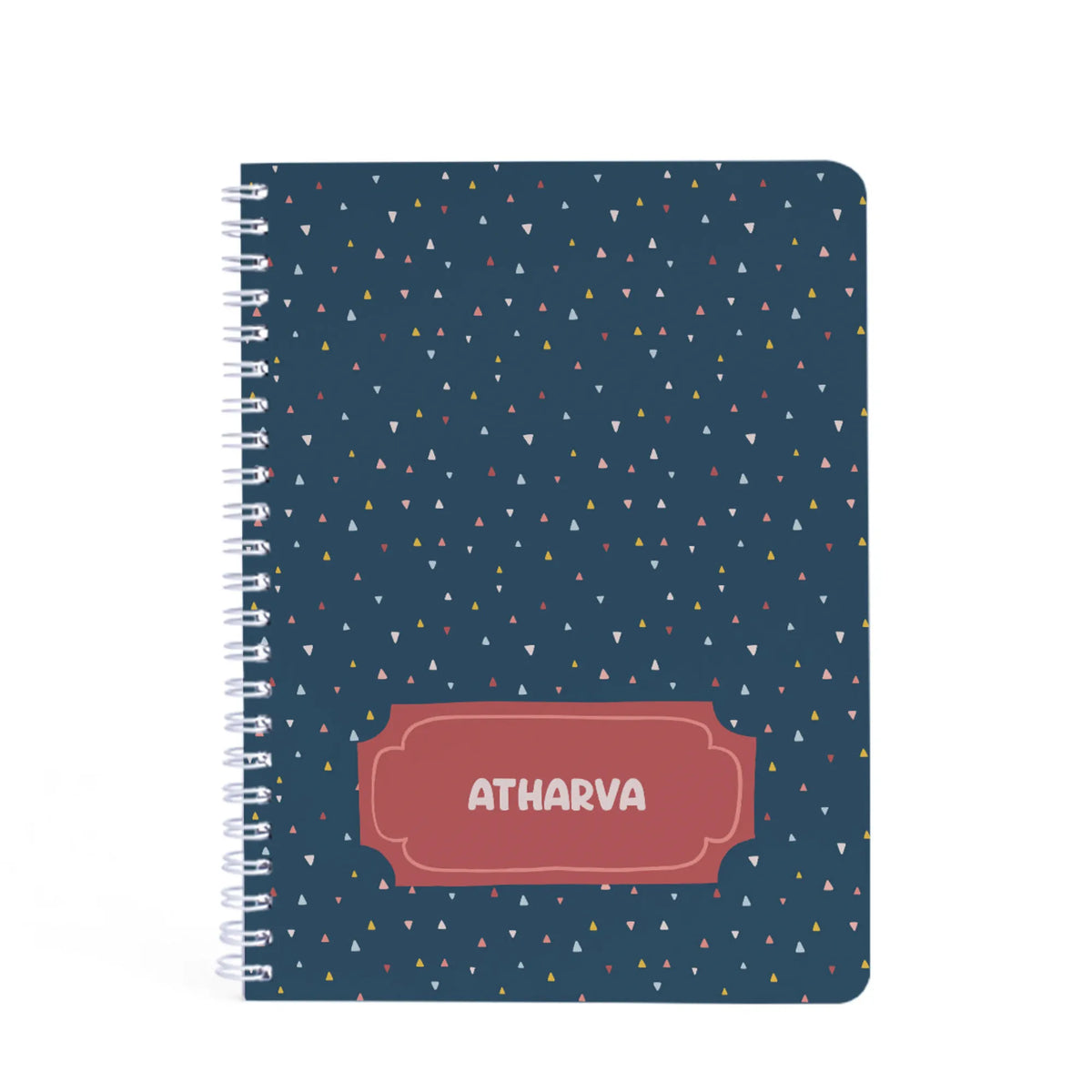 Personalised Triangle Tango Spiral Notebook for Kids - image 1