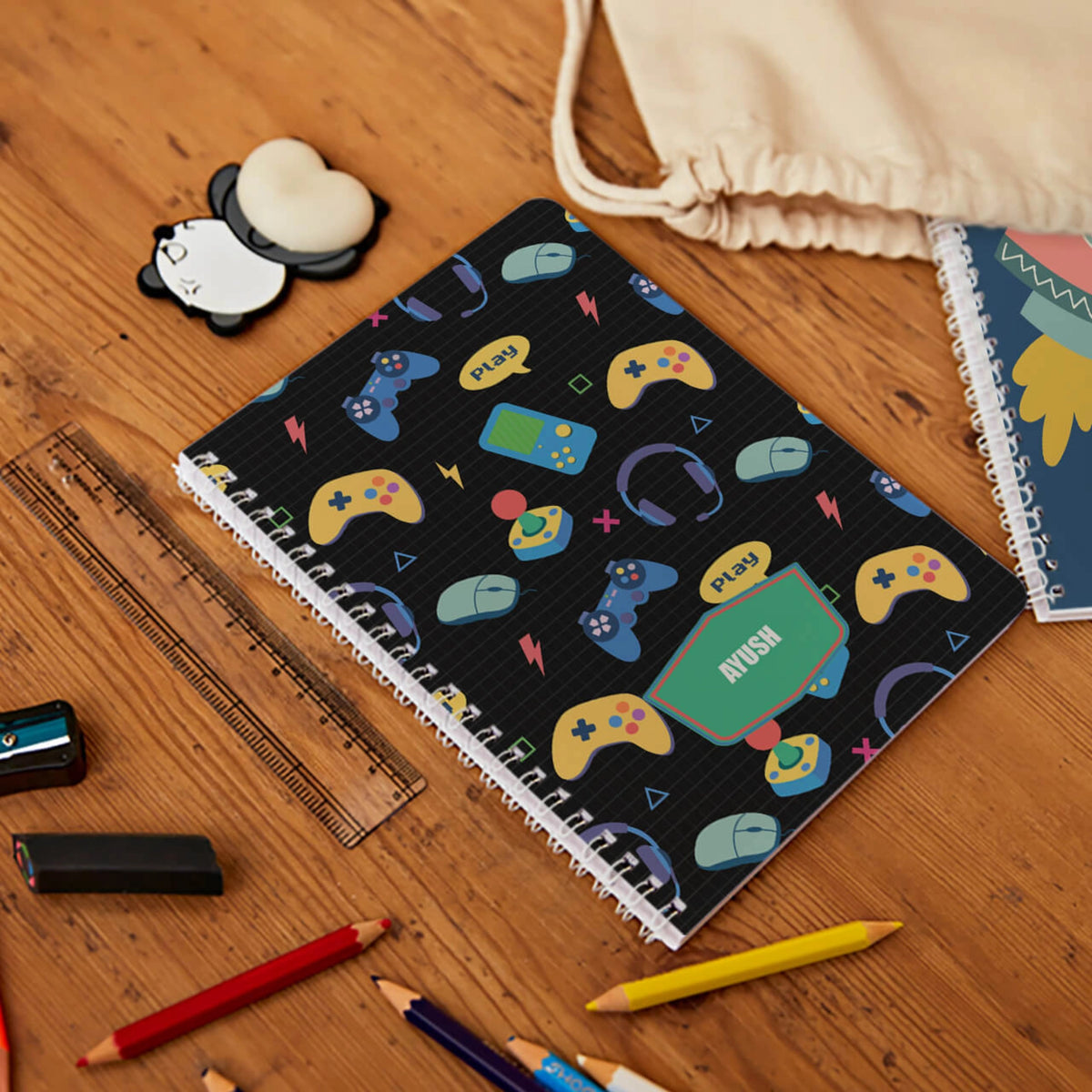 Personalised Video Game Spiral Notebook for Kids - image 2