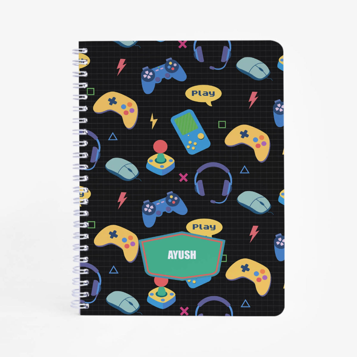 Personalised Video Game Spiral Notebook for Kids - image 1