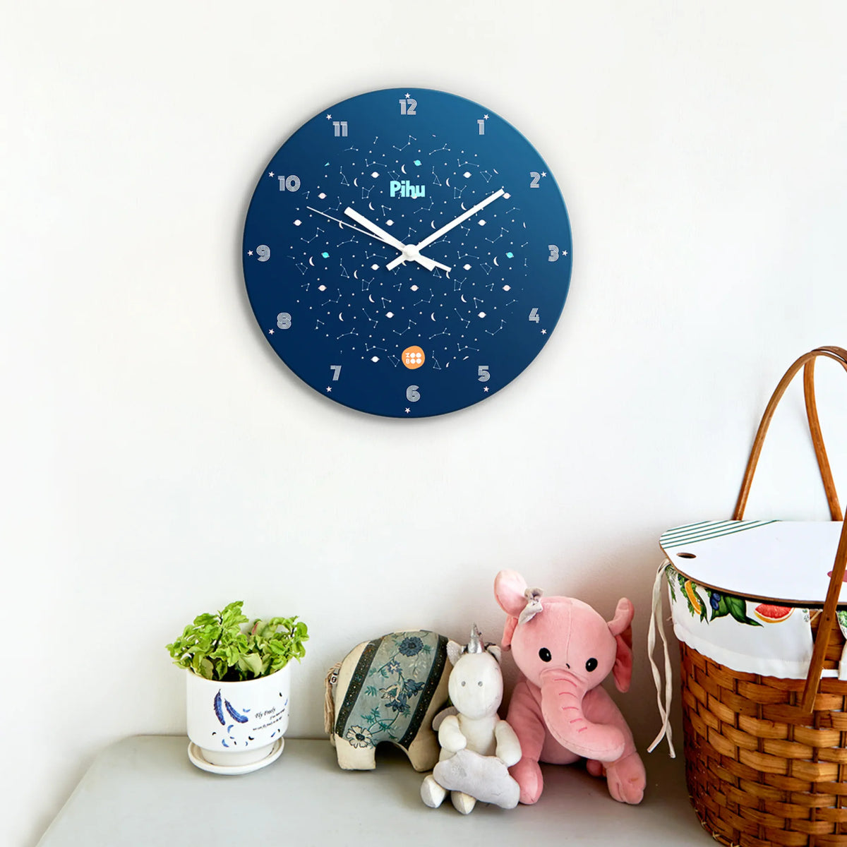 Personalised Constellations Wall Clock for Kids Room - image 2