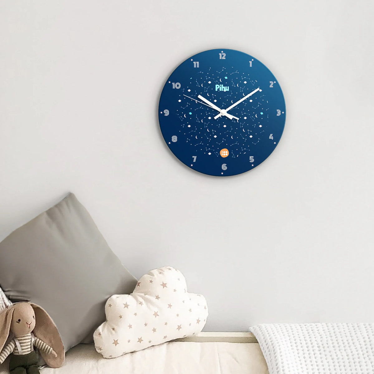 Personalised Constellations Wall Clock for Kids Room - image 3