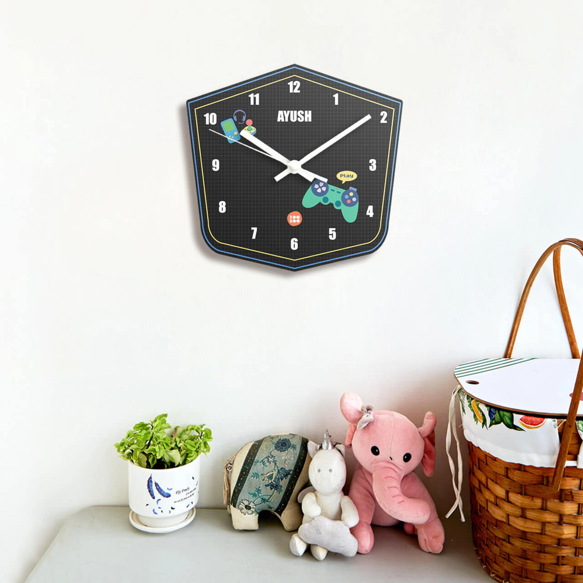 Personalised Video Game Wall Clock for Kids Room - image 2
