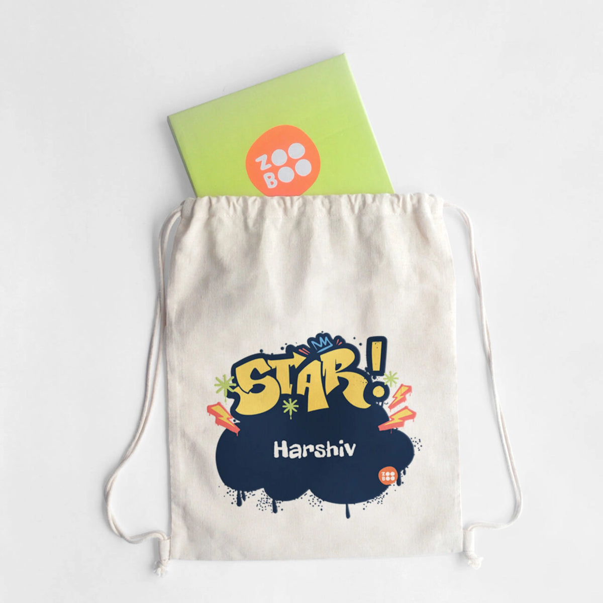 Personalised Rising Stars Drawstring Bag for Kids - image 5