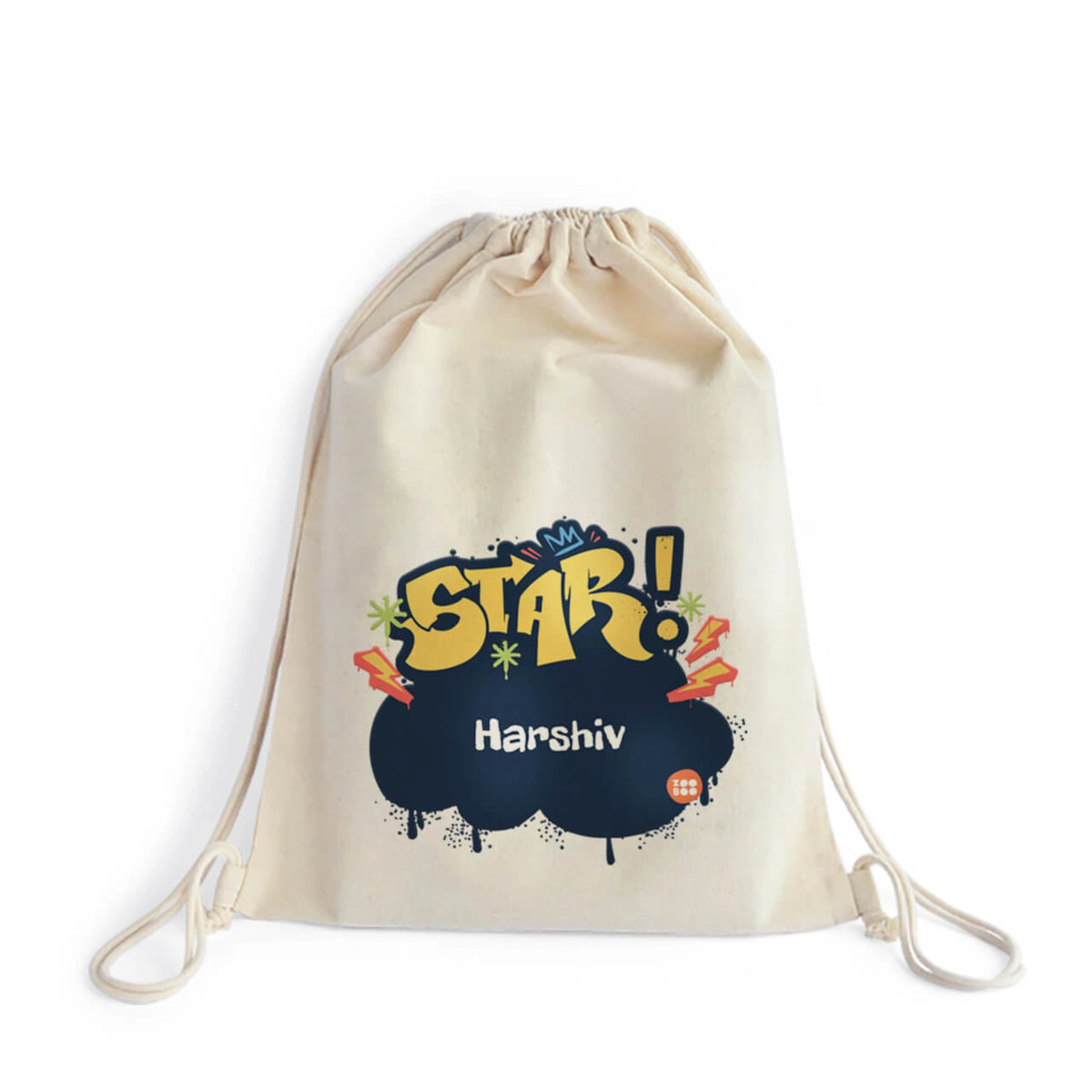 Personalised Rising Stars Drawstring Bag for Kids - image 1