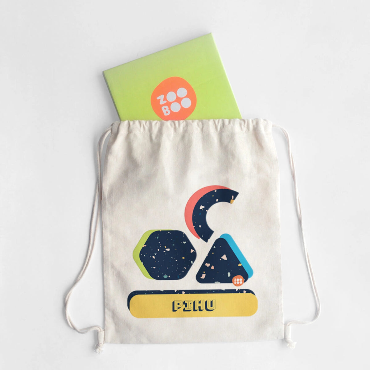 Personalised Terrazzo Pop Drawstring Bag for Kids - image 5