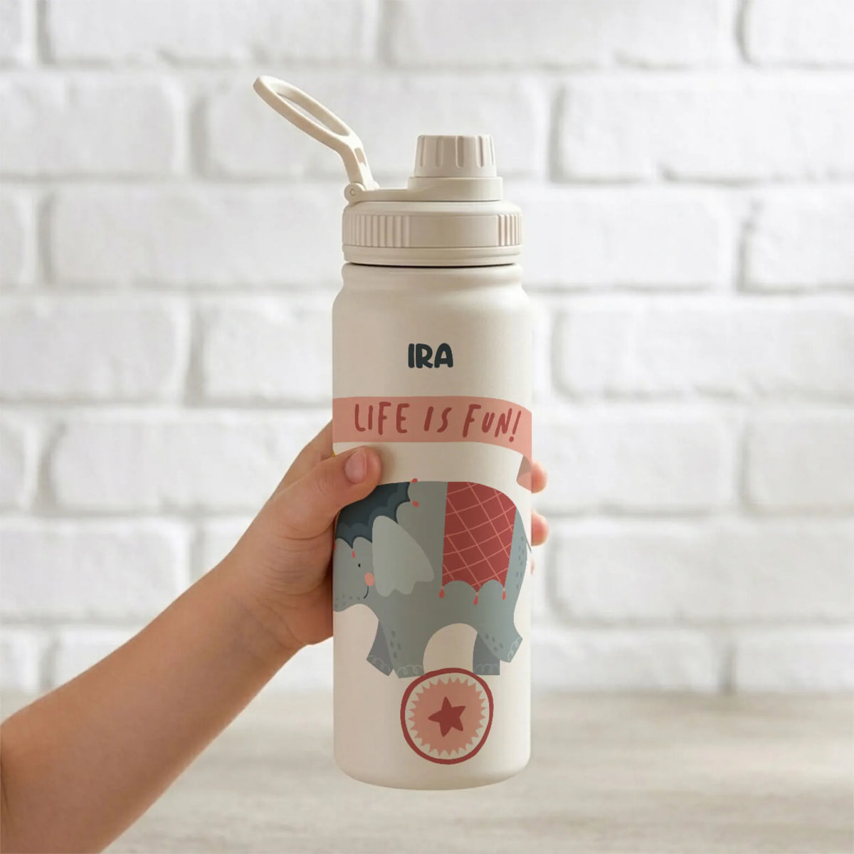 Personalised Animal Circus Insulated Water Bottle (Hydro) 600 ML - image 5